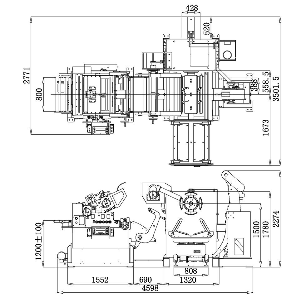 三合一送料機尺寸圖 三合一送料機尺寸圖