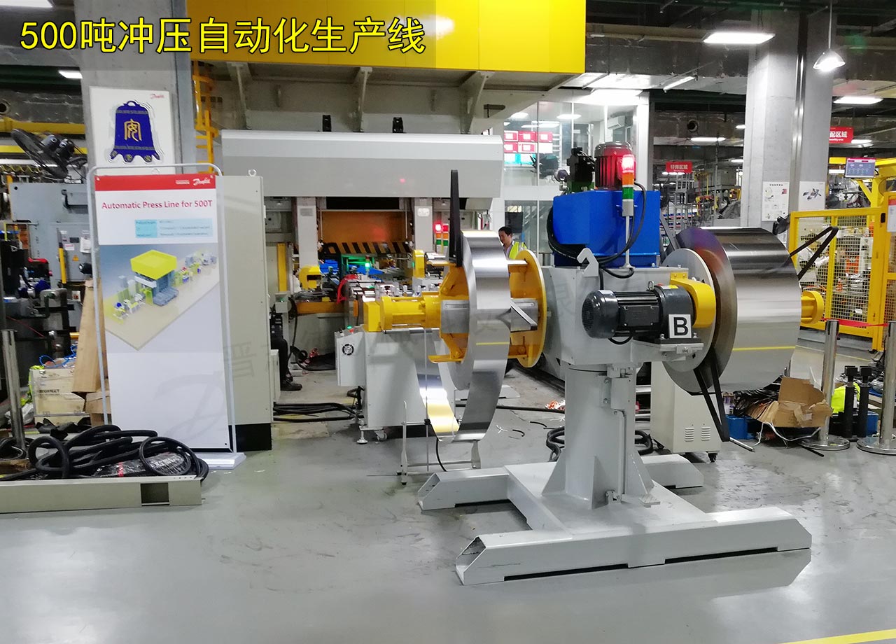 500噸沖壓自動化生產線 500噸沖壓自動化生產線