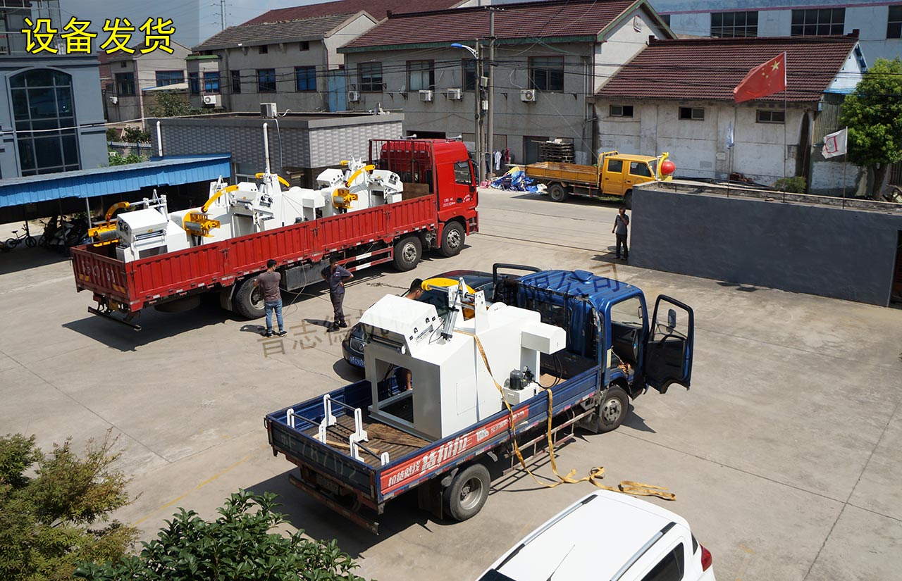 二合一料架兼整平機發(fā)貨 二合一料架兼整平機發(fā)貨